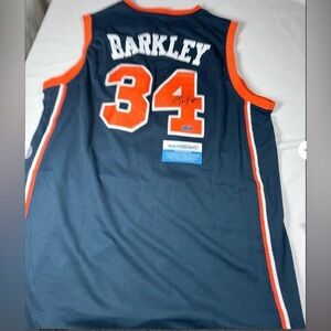 This signed jersey, featuring the autograph of  Charles Barkley, (COA),